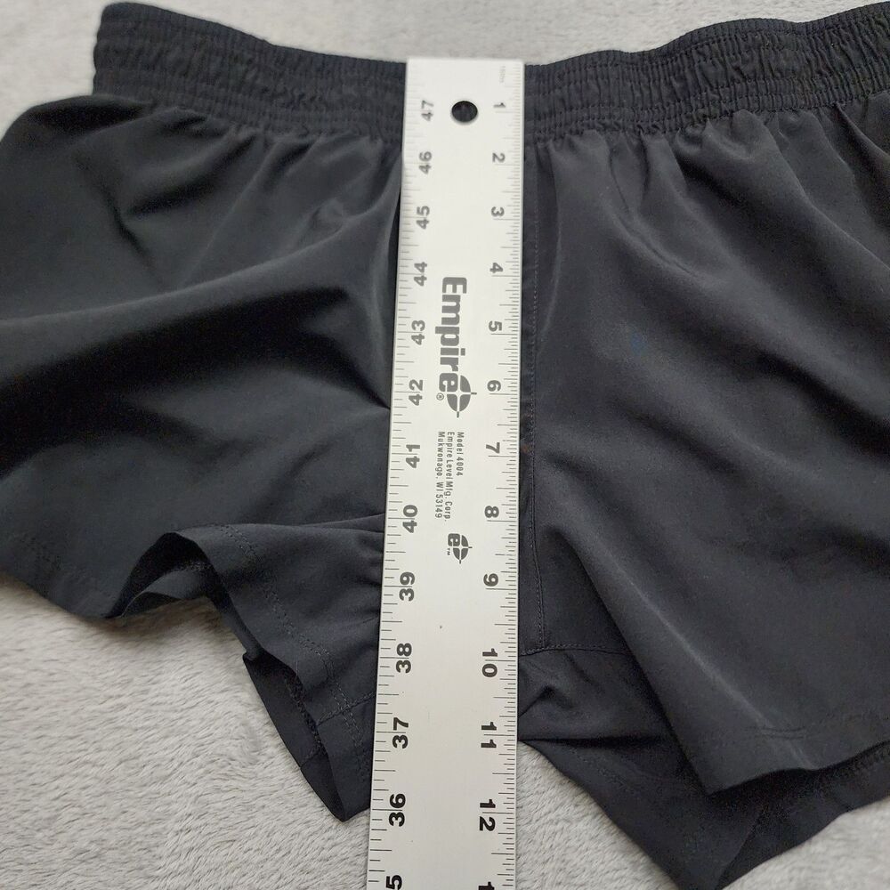 Nike Womens L Running Shorts Black Dri Fit 3 Inseam Lined 100% Polyester Gym - Picture 8 of 9